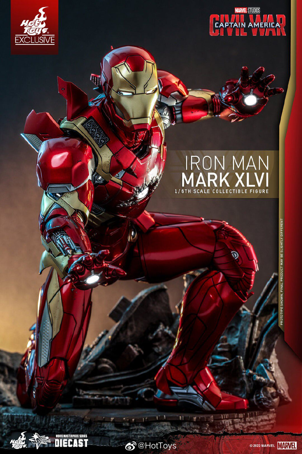 HOTTOYS HT Captain America 3: Civil War MARK46 MMS608-D42 MK46 action figure