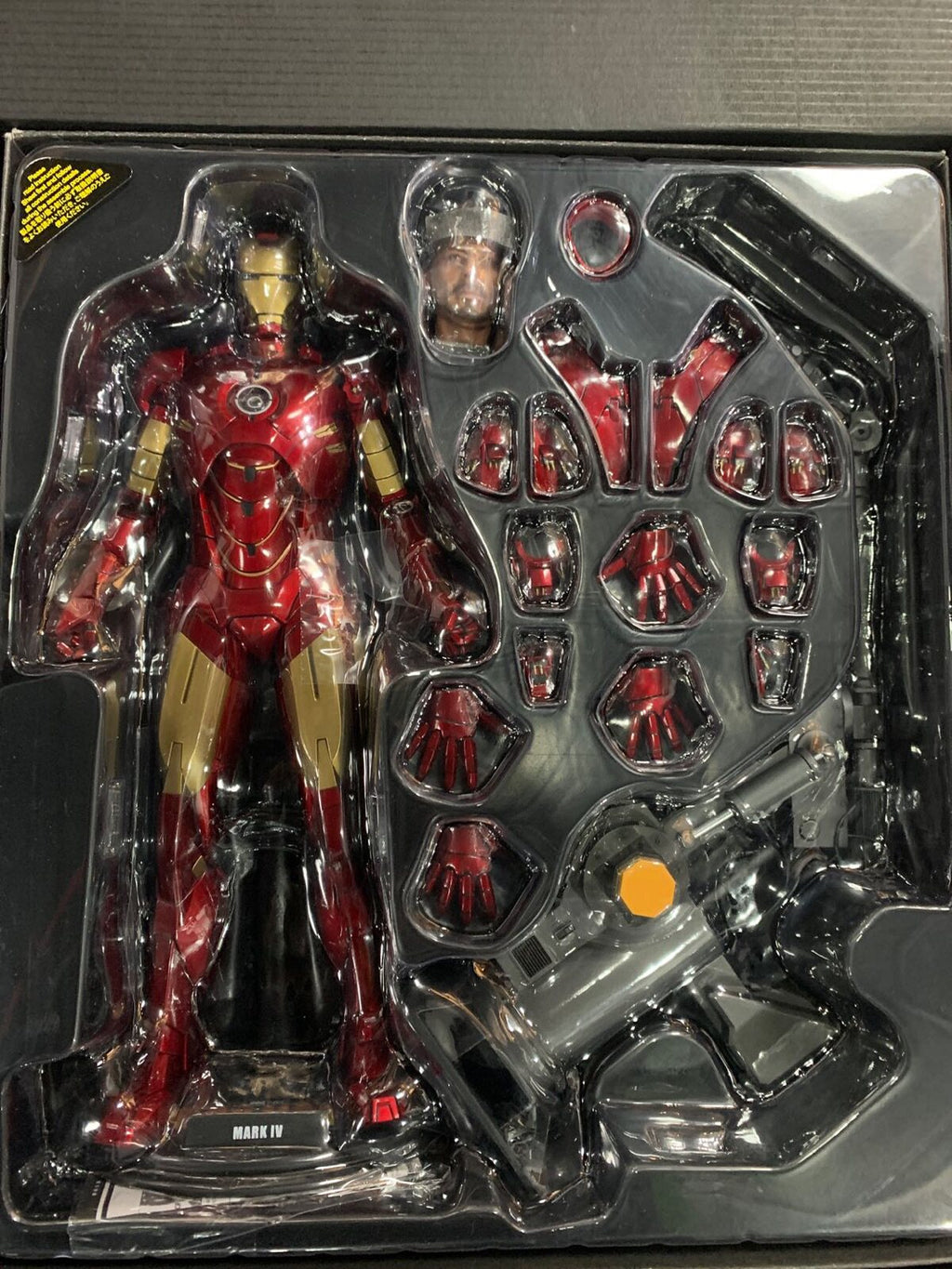 HT 1/6 Iron Man MK4 Armor Dismantling Machine Set Armor Dismantling Machine First Edition 1.0 Non-alloy Action Figure