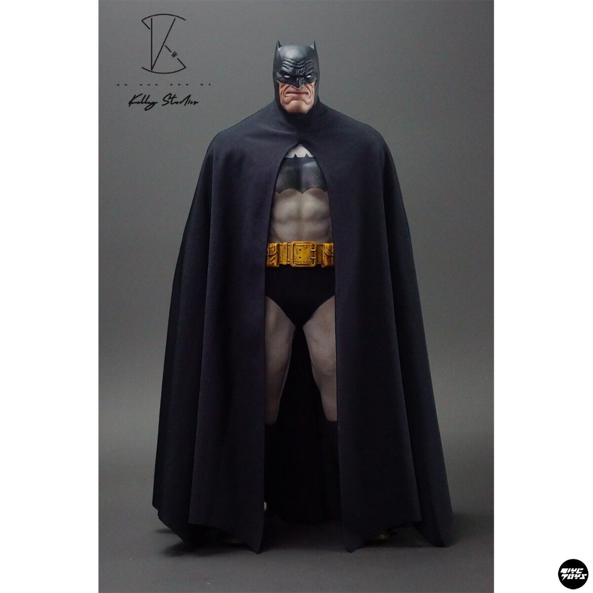 KELLY STUDIO HT Black-Suit Batman Drape Cape Accessory KS-0010 (Figures Not Included)
