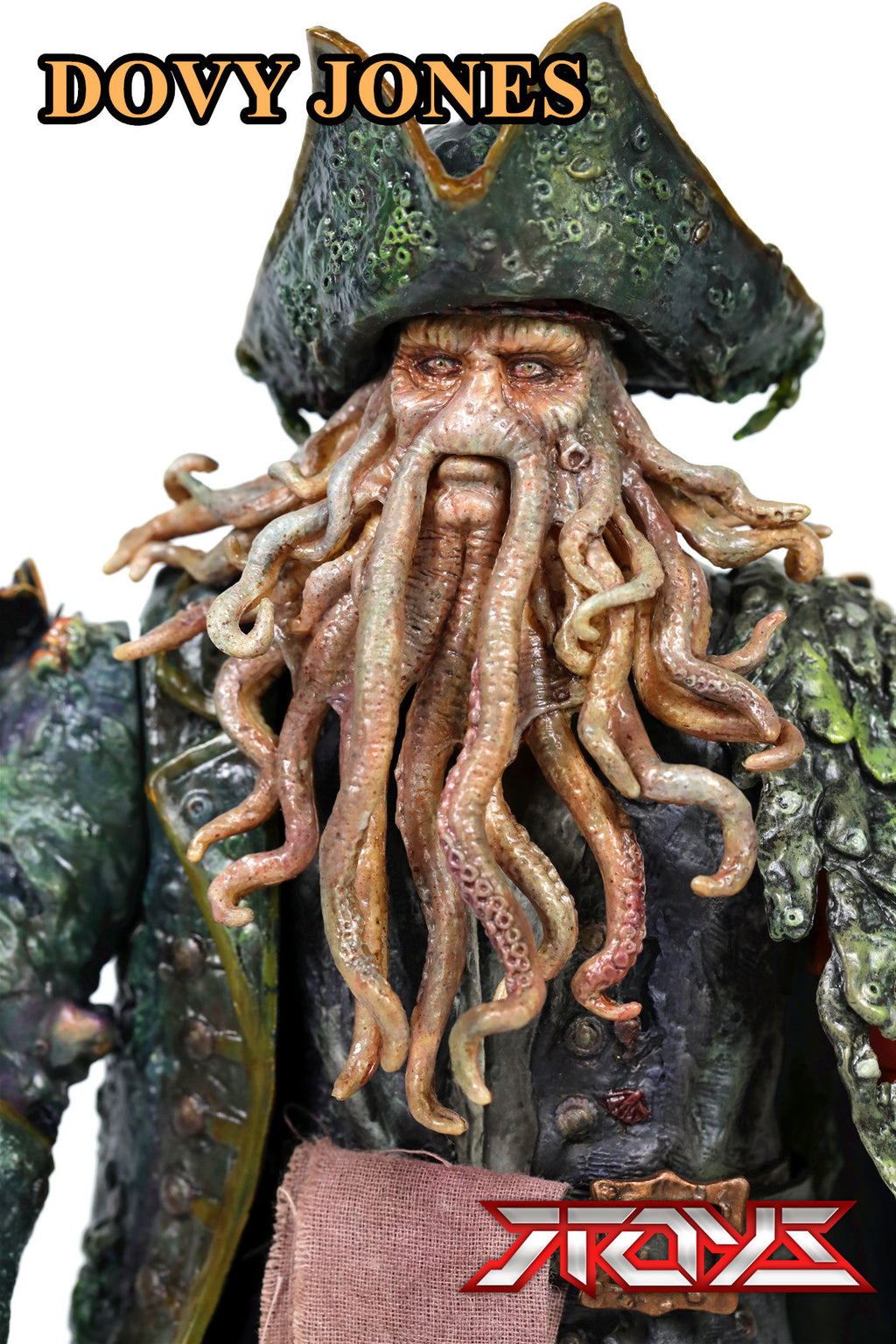 Non-HOTTOYS HT MMS062 Davy Jones Jack Captain Octopus Pirates of the Caribbean Action Figure