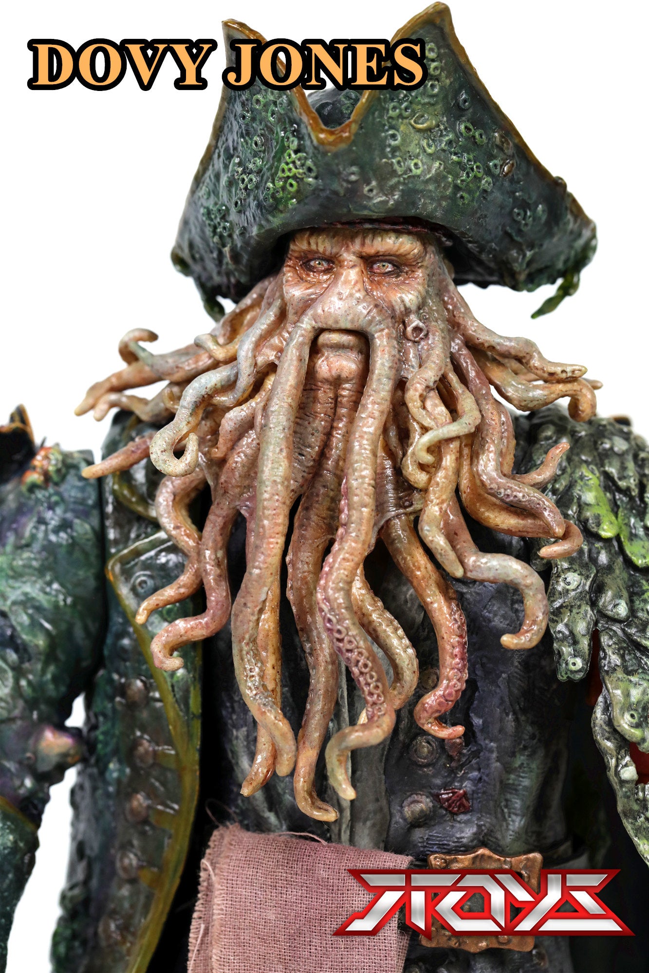 Non-HOTTOYS HT MMS062 Davy Jones Jack Captain Octopus Pirates of the Caribbean Action Figure