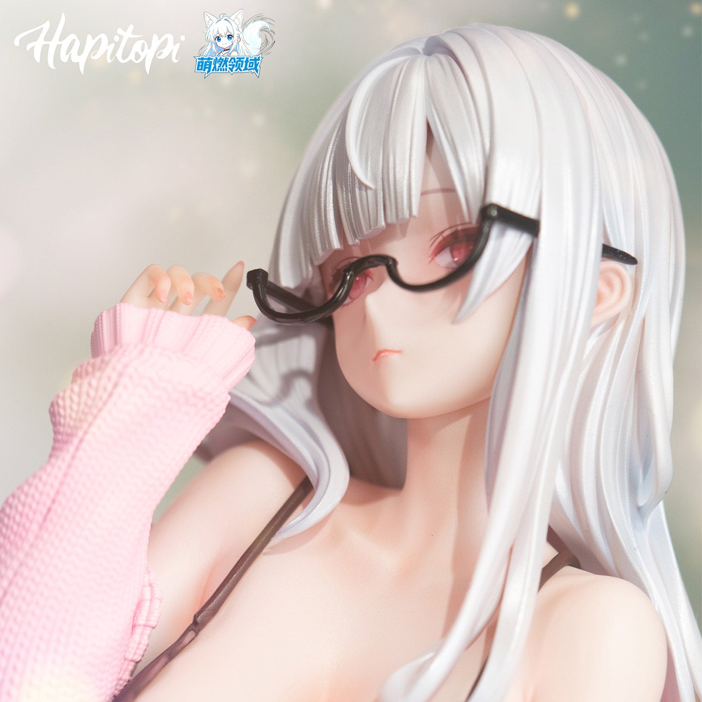 Pre-order Hapitopi — 1/6 Scale Figure: Female Health Education Teacher (Glasses, Kneeling Pose, Lace Accents)