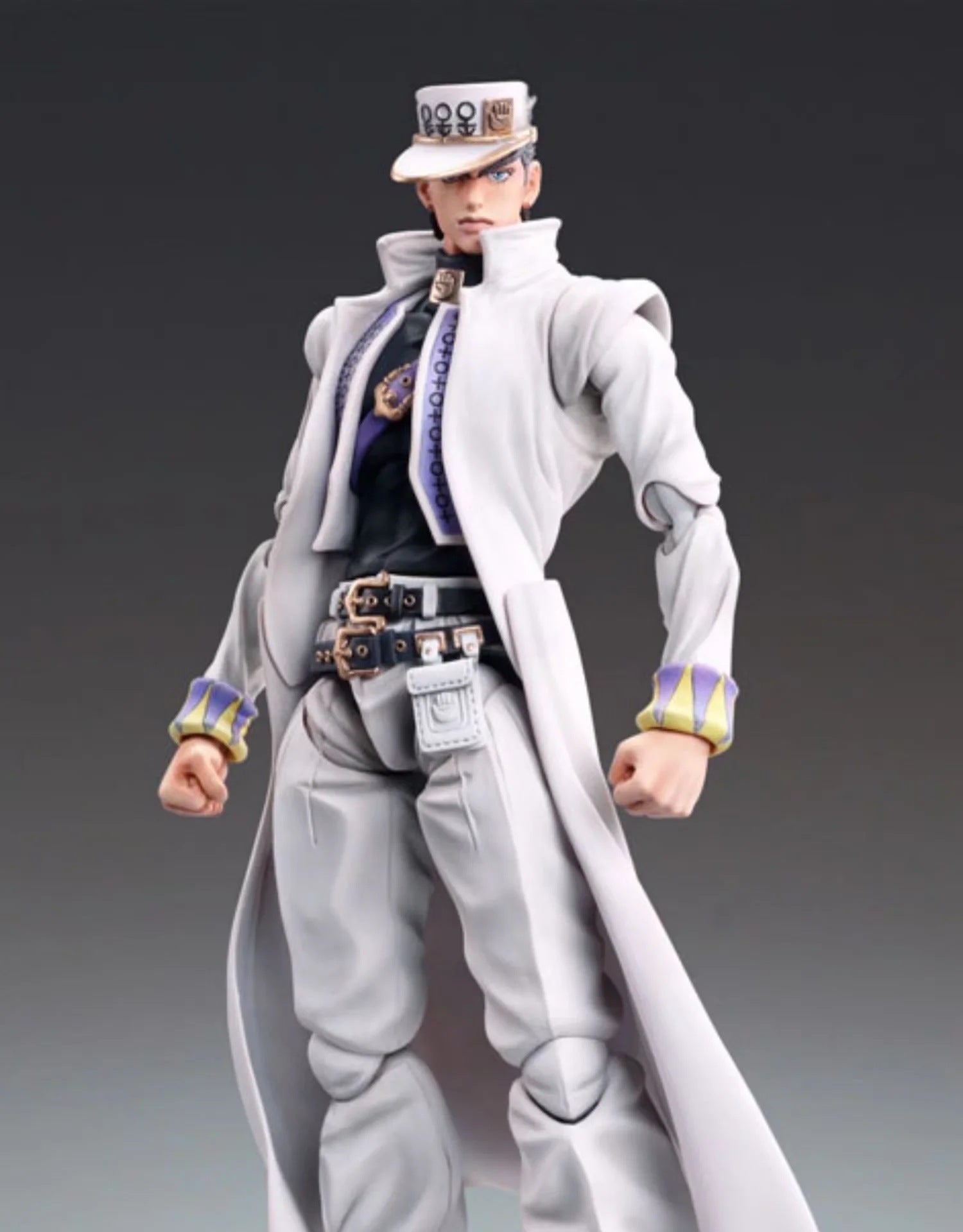 JoJo's Bizarre Adventure: Jotaro Kujo (White Outfit) — Super Action Statue Figure