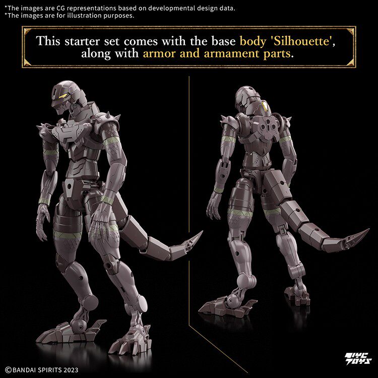 Bandai 30MF Fantasy Chronicle: Dragonkin Dragon Knight — Articulated Assembly Model Kit