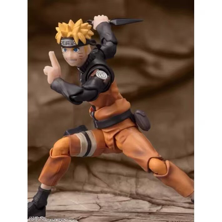 Bandai TNT Exclusive: S.H.Figuarts Naruto Shippuden — Naruto Uzumaki (Battle-Damaged Version) — Action Figure