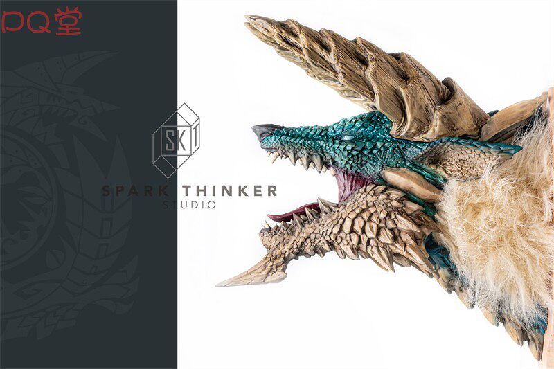 Spark Thinker Studio: Monster Hunter — Zinogre Head (Wall-Mountable)