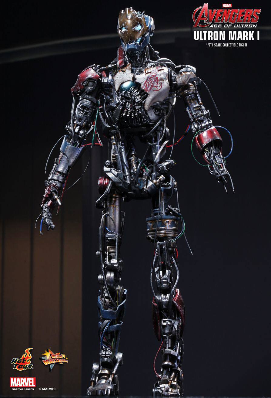 HT Hottoys Ultron MK1 Battle Damaged 1/6 Avengers 2 Age of Ultron MMS292 Action Figure