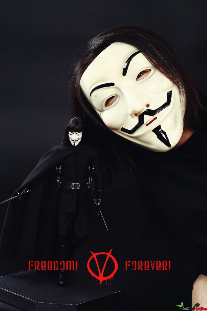 Toys Power CT003 1/6 12-inch V for Vendetta with 1/1 mask BFC action figure