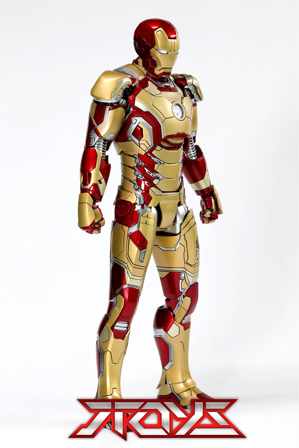 HOTTOYS HT MMS197D02 Iron Man 3 1/6 MK42 die-cast alloy Tony Love action figure