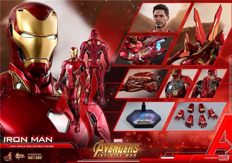 HotToys HT 1/6 MMS473D23 die-cast alloy Avengers 3 Iron Man MK50 Standard Chartered action figure