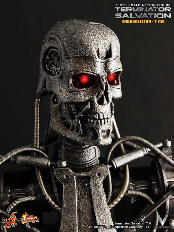 HOTTOYS HT 1/6 Terminator Arnold T800 T700 MMS94 mechanical skeleton movable figure
