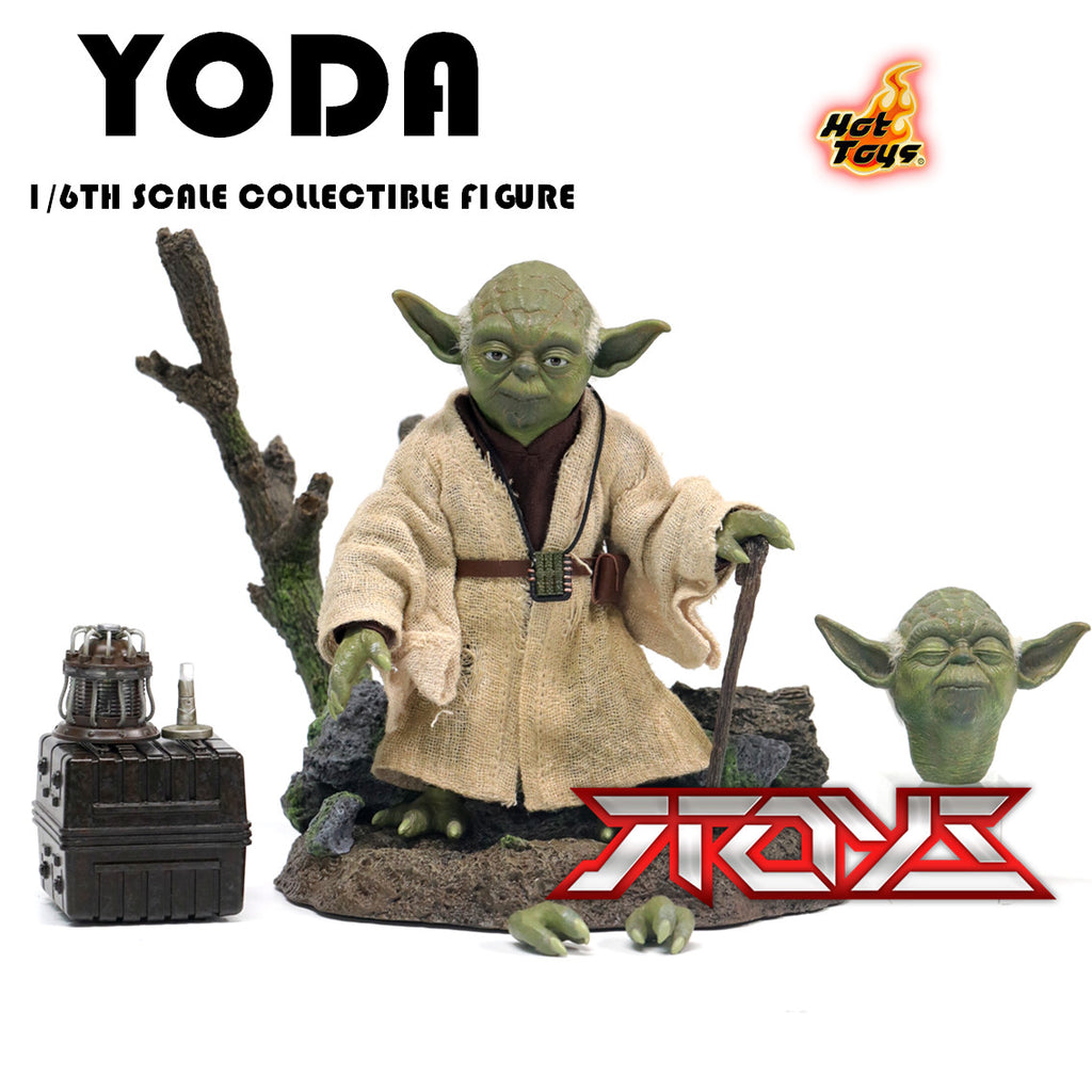 HT 1/6 MMS369 Star Wars Attack of the Clones Yoda 1.0 Action Figure
