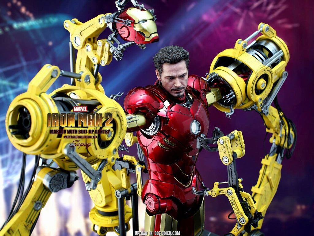 HOTTOYS HT 1/6 MMS462D22 alloy die-cast Iron Man 2 MK4 disassembly armor platform movable figure