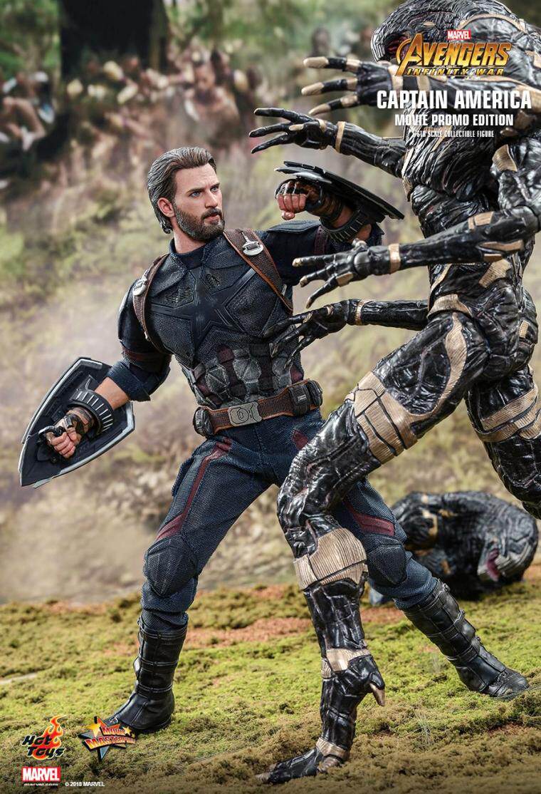 hotToys 1/6 MMS480 Avengers 3 Infinity War Captain America 6.0 America action figures