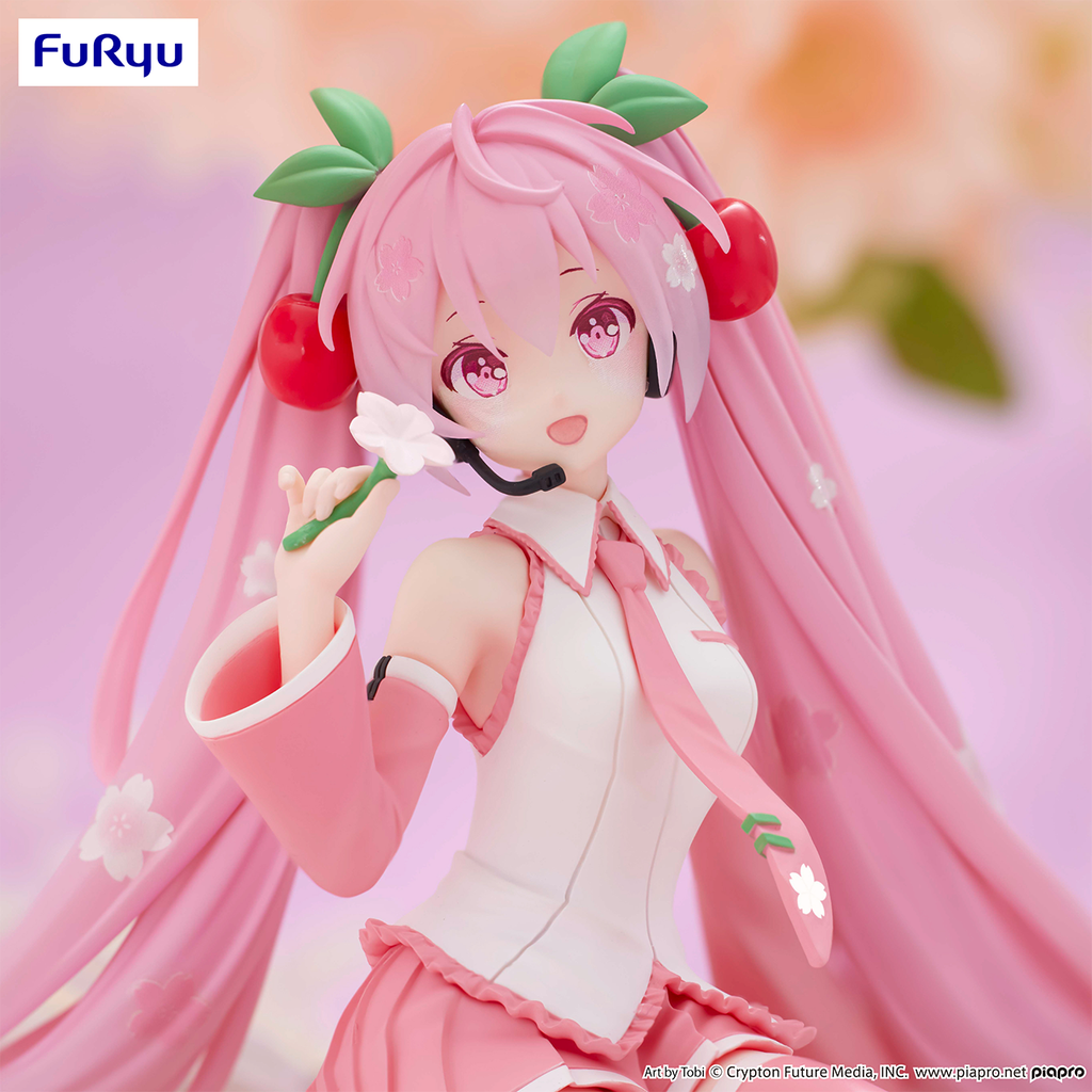15cm FuRyu Hatsune Miku Sakura Miku 2024 Prize Figure