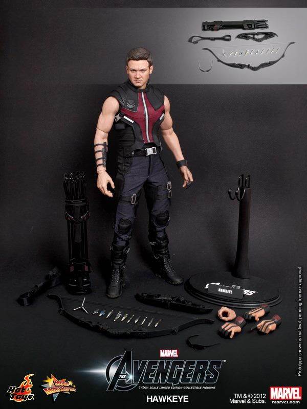 Hottoys Avengers 1 Hawkeye 1.0 Hawkeye MMS172 1/6 action figure