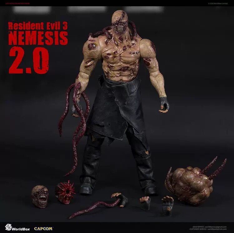 WorldBox Boss Resident Evil Tracker 2.0 1/6 Action Figure
