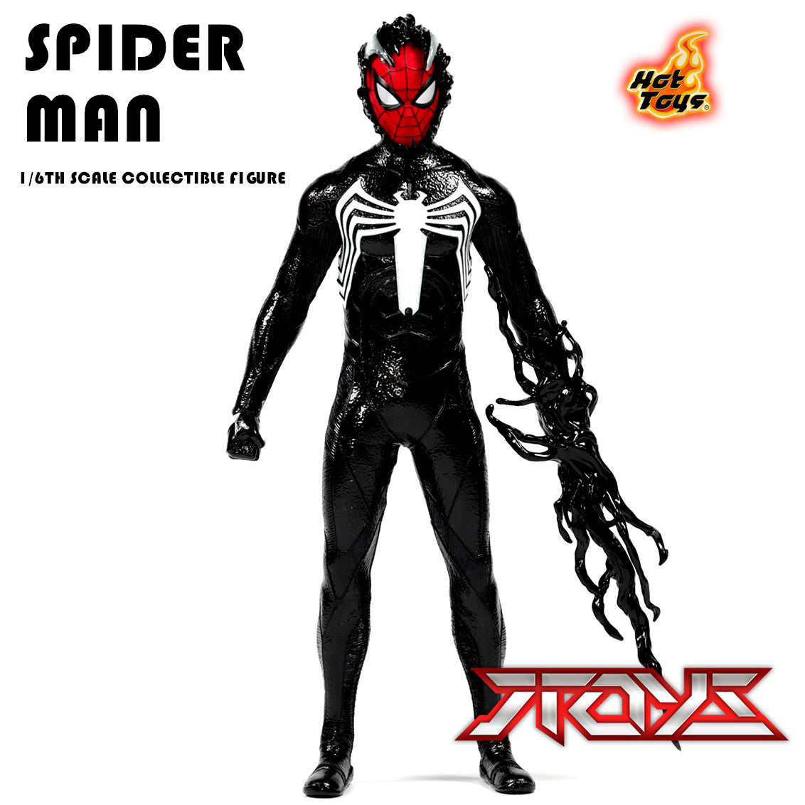Hottoys 1/6 Venom Game Spider-Man 2 Peter Black Suit VGM56B Deluxe Edition Action Figure