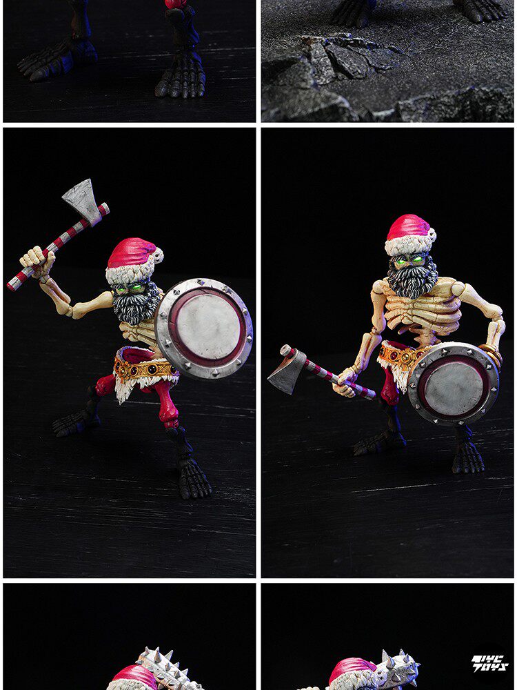 "Skeleton Dungeon: Santa Bones' Mysterious Treasure Chest" Articulated Action Figure