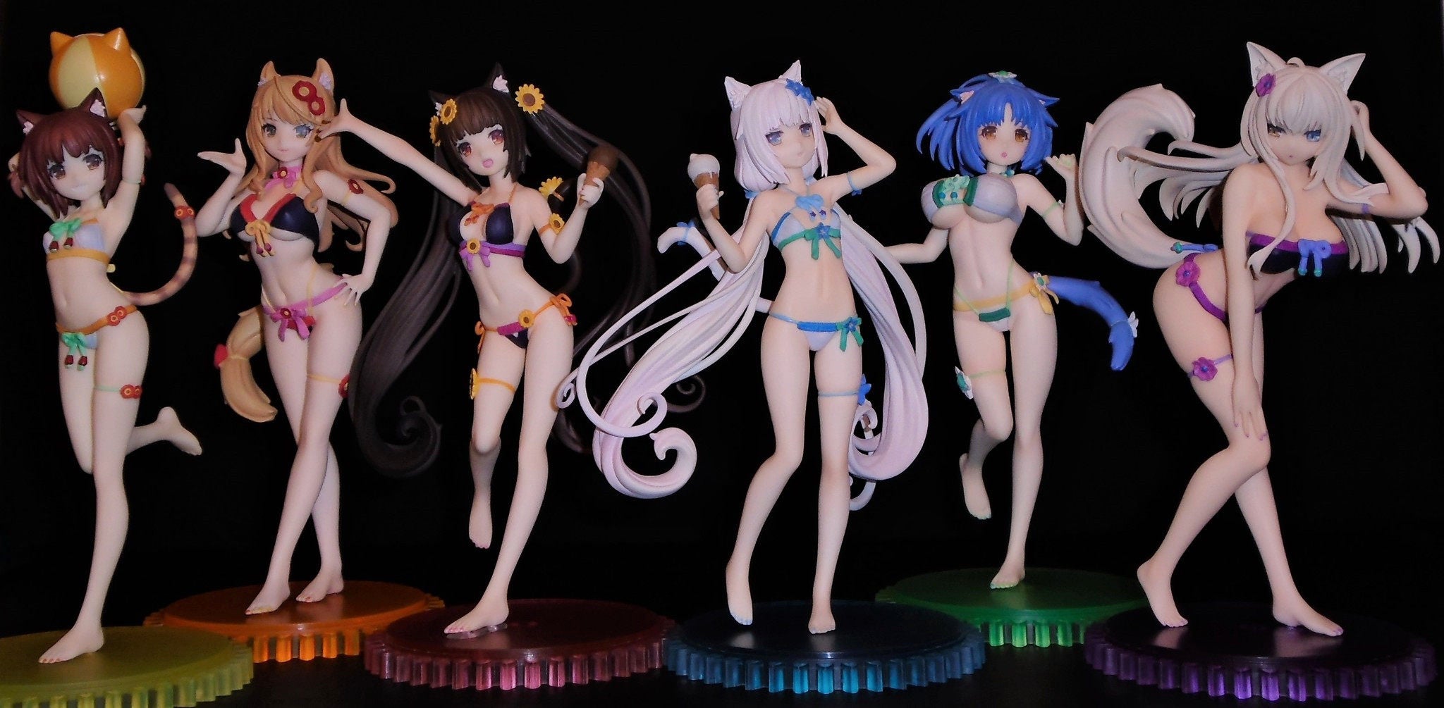 FREEing 1/12 Scale: Nekopara — Vanilla / Chocola (Swimsuit Ver.) Licensed Version
