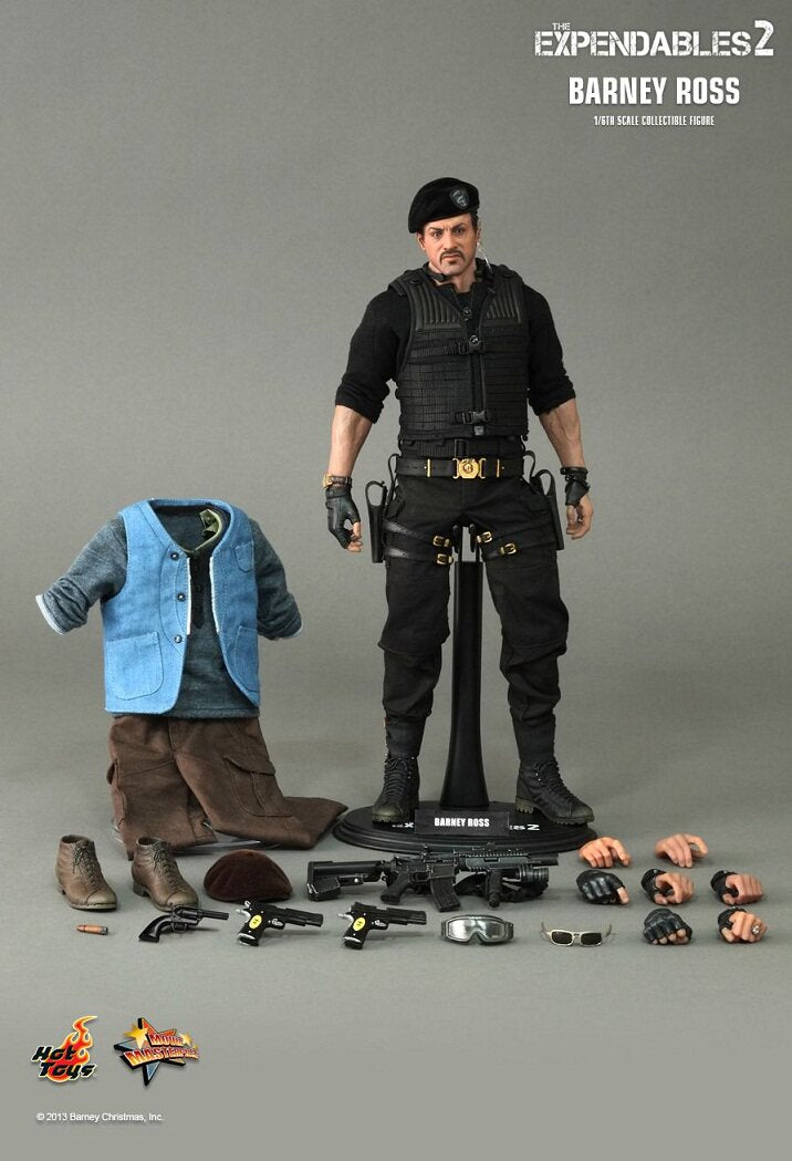 HOTTOYS HT 1/6 MMS194 The Expendables 2 Rambo Stallone 2.0 Barney Ross Action Figure