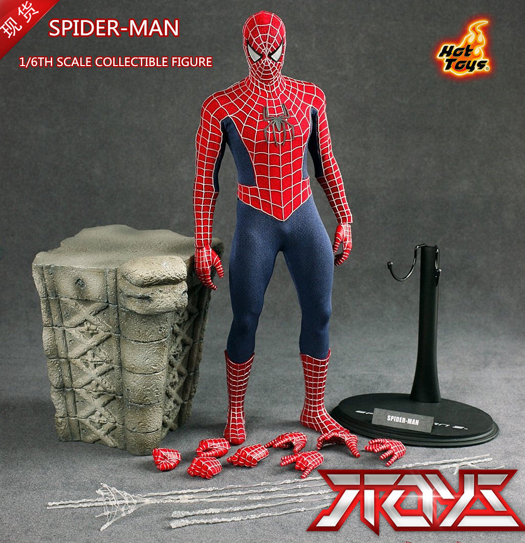 HOTTOYS HT 1/6 Red Spider-Man 1.0 MMS143 Maguire Tobey first generation movable figure