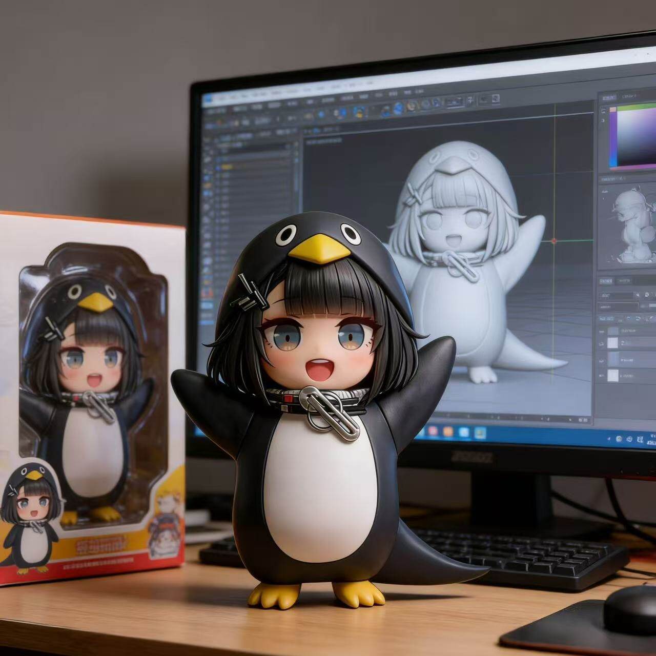 Cuckoo Gaga-Little Penguin S+ Premium Version GK Figure