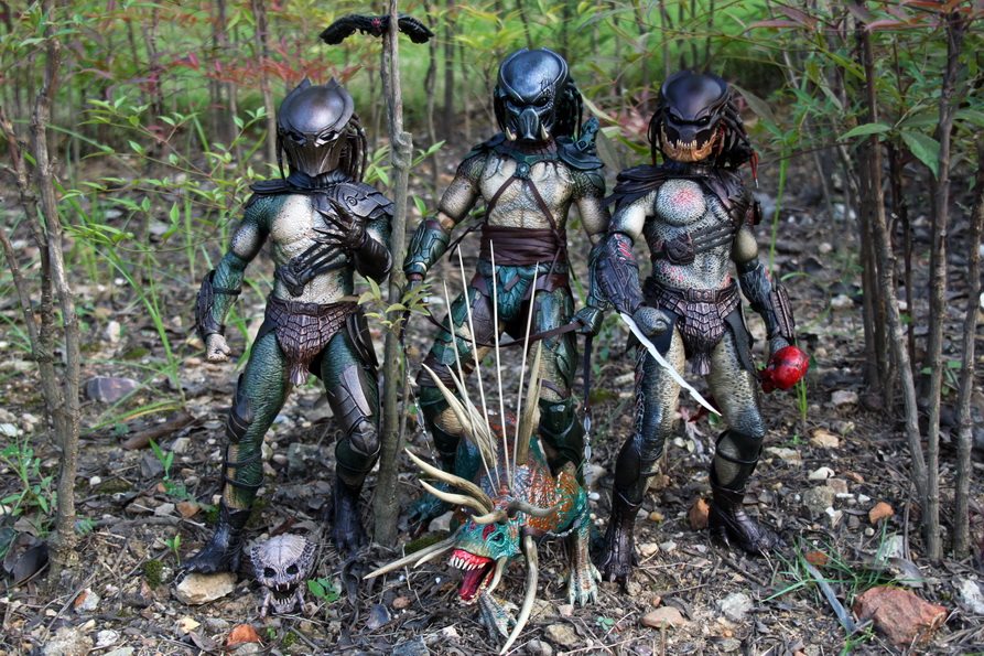 HT HOTTOYS New Predator S Berserker 12-inch Lion Face Eagle Face Elephant Face Three Little Strong Lion Camel Ridge Action Figure