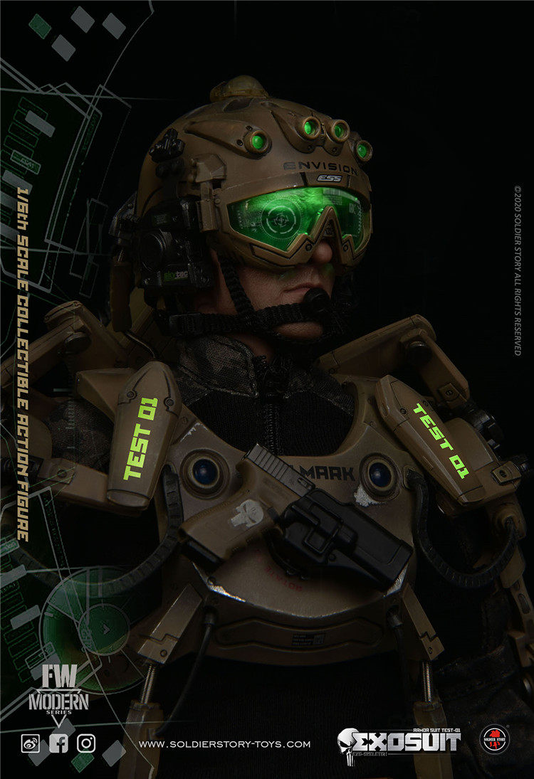 SoldierStory 1/6 Individual Exoskeleton Armor Suit Edge of Tomorrow Soldier Doll SS122