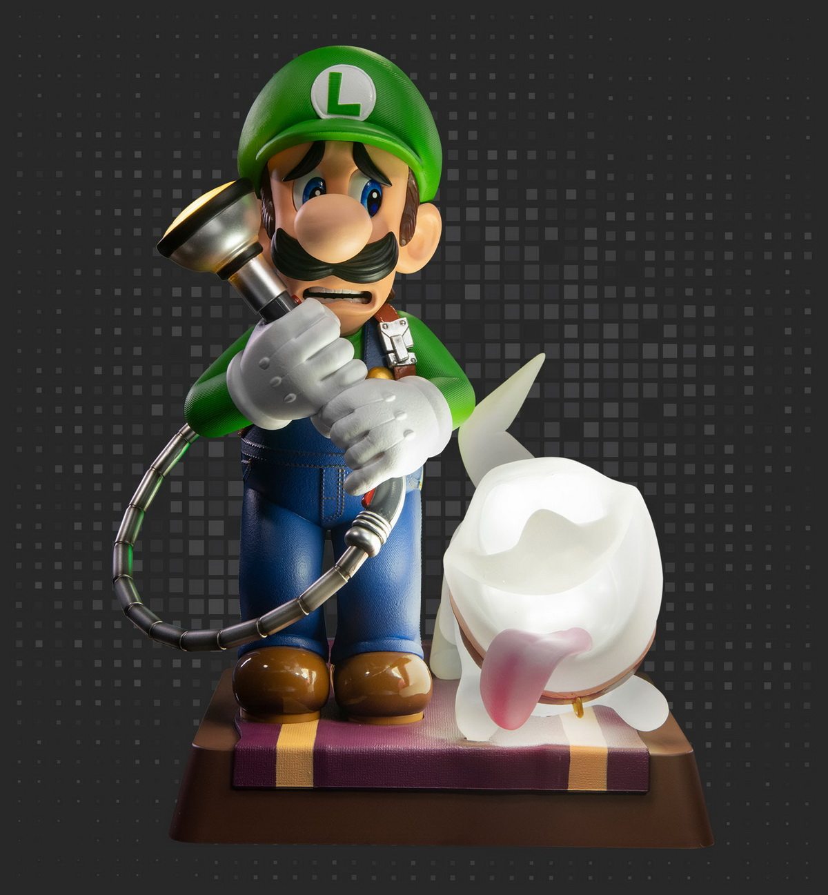 First 4 Figures 9-inch Luigi and Ghost Dogs, Haunted House 3, Luigi's Mansion 3 Figures, LM03CO