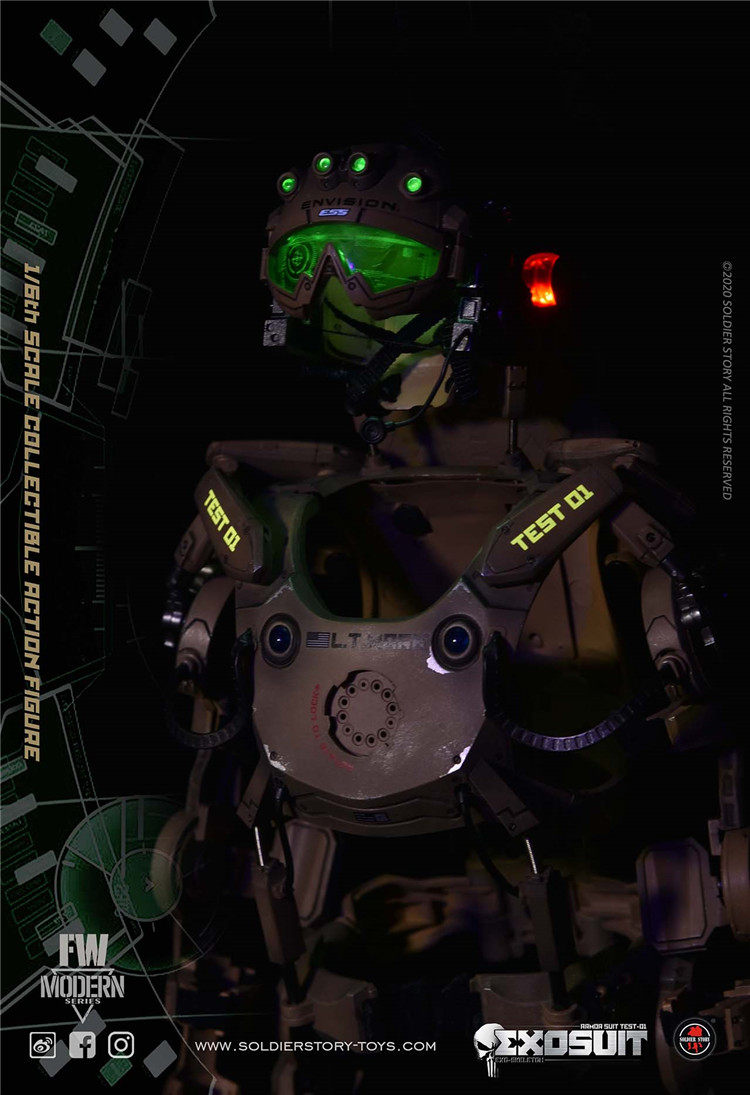 SoldierStory 1/6 Individual Exoskeleton Armor Suit Edge of Tomorrow Soldier Doll SS122