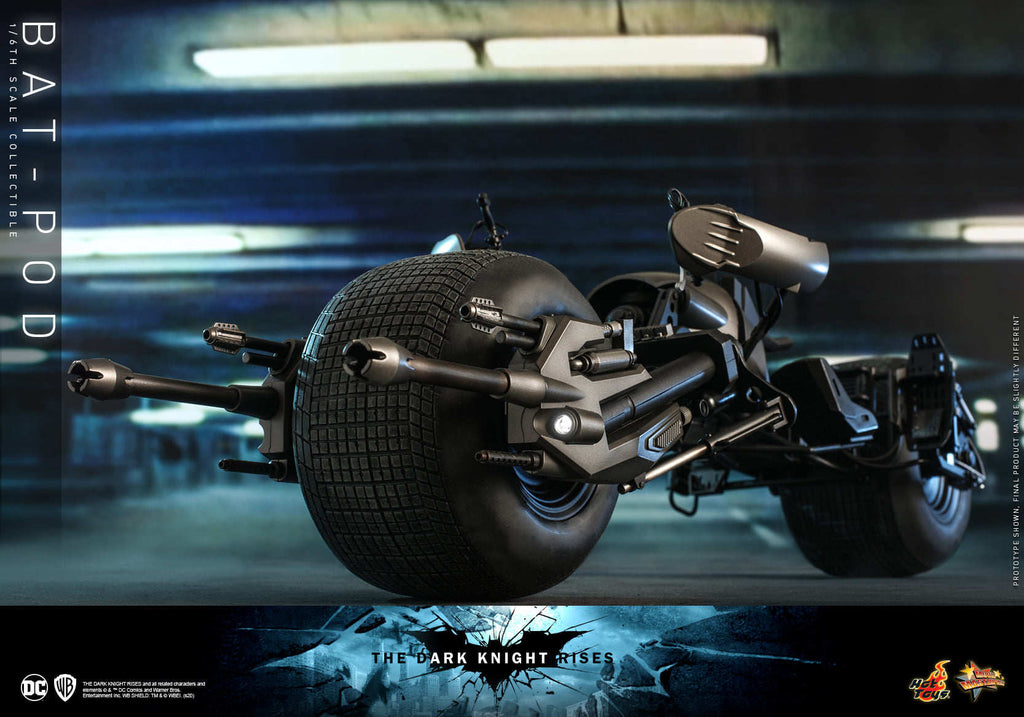 HOTTOYS 1/6 Dark Knight Bale Batman Motorcycle DX19 Action Figure MMS591