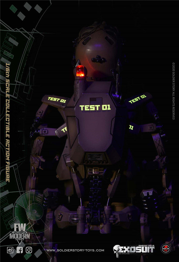 SoldierStory 1/6 Individual Exoskeleton Armor Suit Edge of Tomorrow Soldier Doll SS122