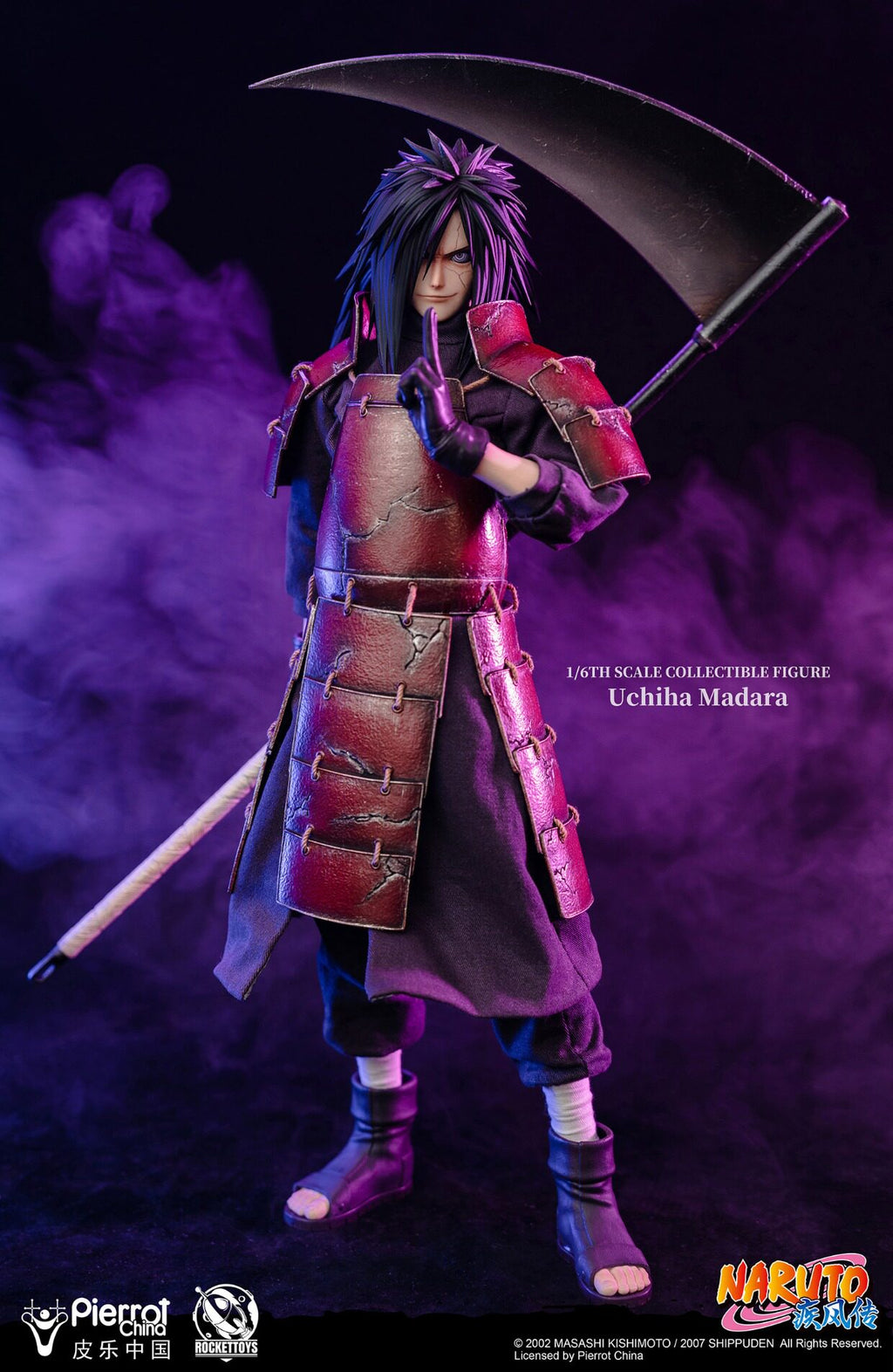 RocketToys 1/6 Naruto Shippuden Uchiha Madara Action Figure ROC-005