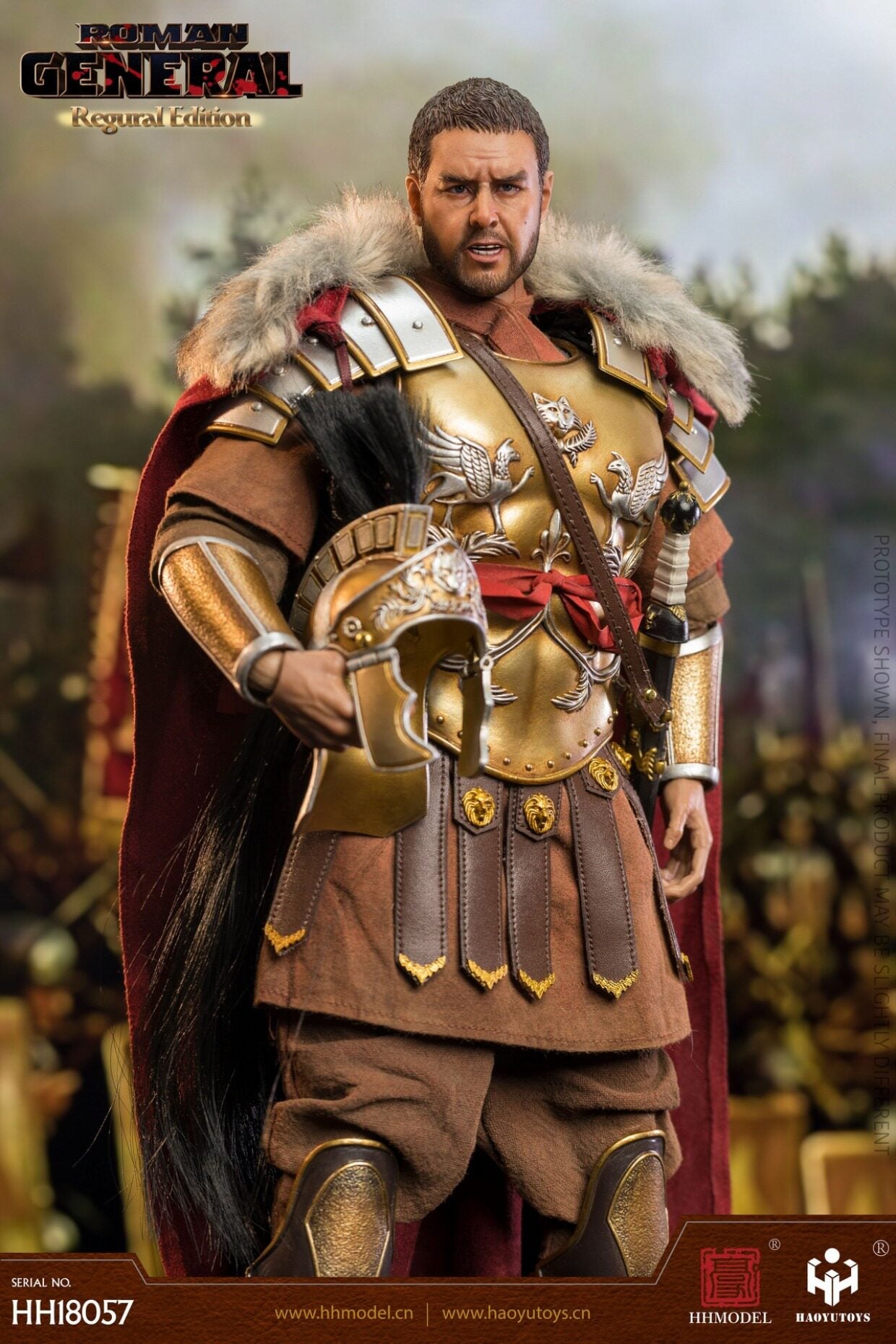 HHmodel HaoYuTOYS 1/6 Imperial Gladiator General 058 Pure Copper Version