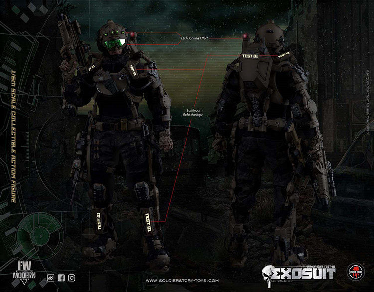 SoldierStory 1/6 Individual Exoskeleton Armor Suit Edge of Tomorrow Soldier Doll SS122