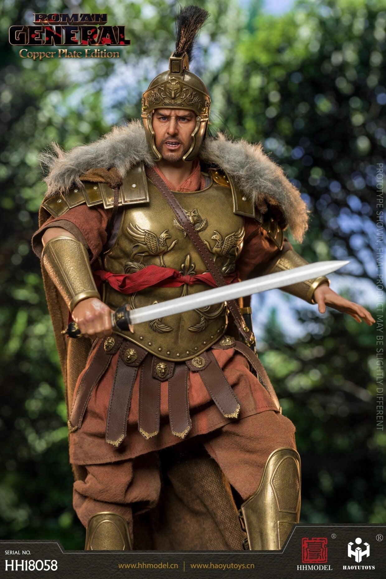 HHmodel HaoYuTOYS 1/6 Imperial Gladiator General 058 Pure Copper Version