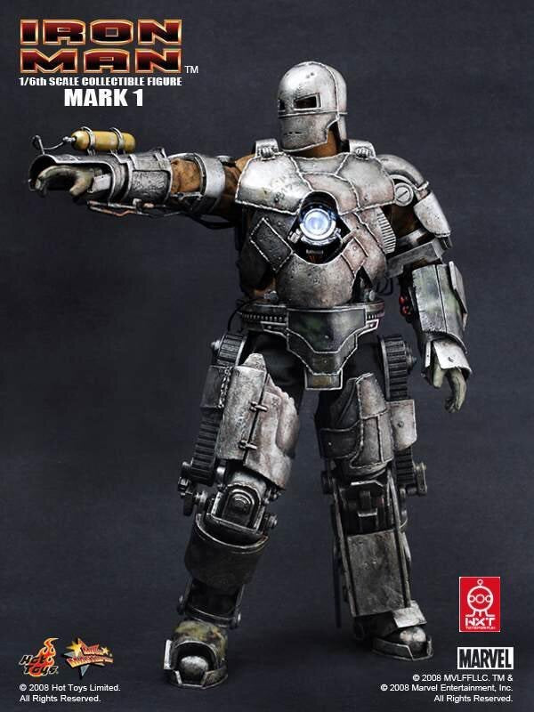 Hottoys HT IRON MAN MK1 MARK1 1/6 Iron Man 1.0 2.0 MMS80 action figure