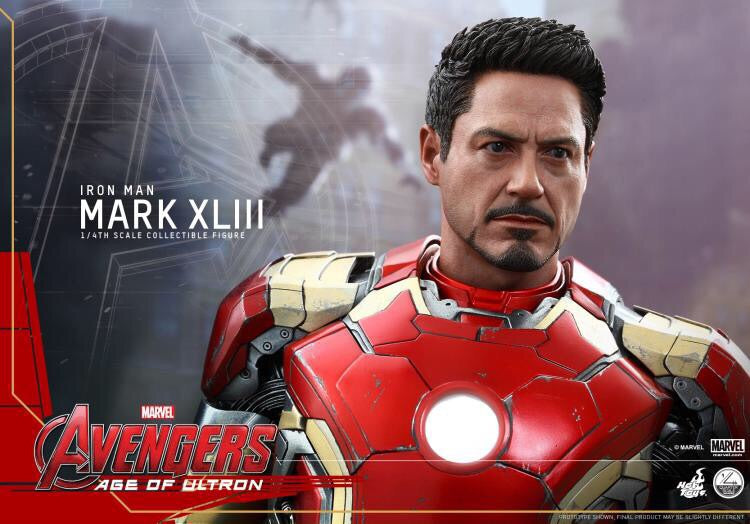 HotToys 1/4 Avengers 18-inch high 55cm Iron Man large MK43 QS005 action figure