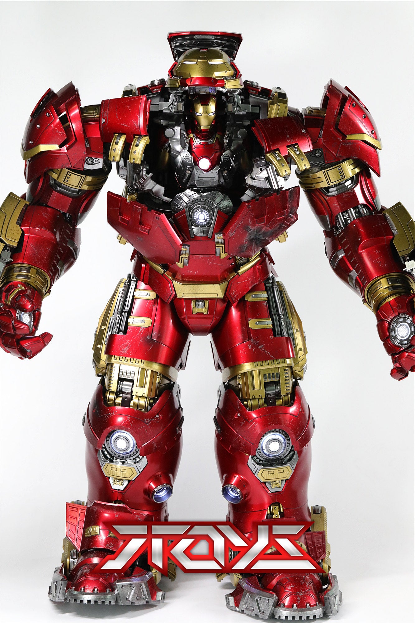 HT HOTTOYS Iron Man Hulkbuster 1.0 2.0 Armor MK44 1/6 Avengers 60cm high movable figure