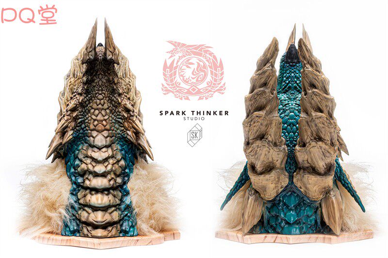 Spark Thinker Studio: Monster Hunter — Zinogre Head (Wall-Mountable)