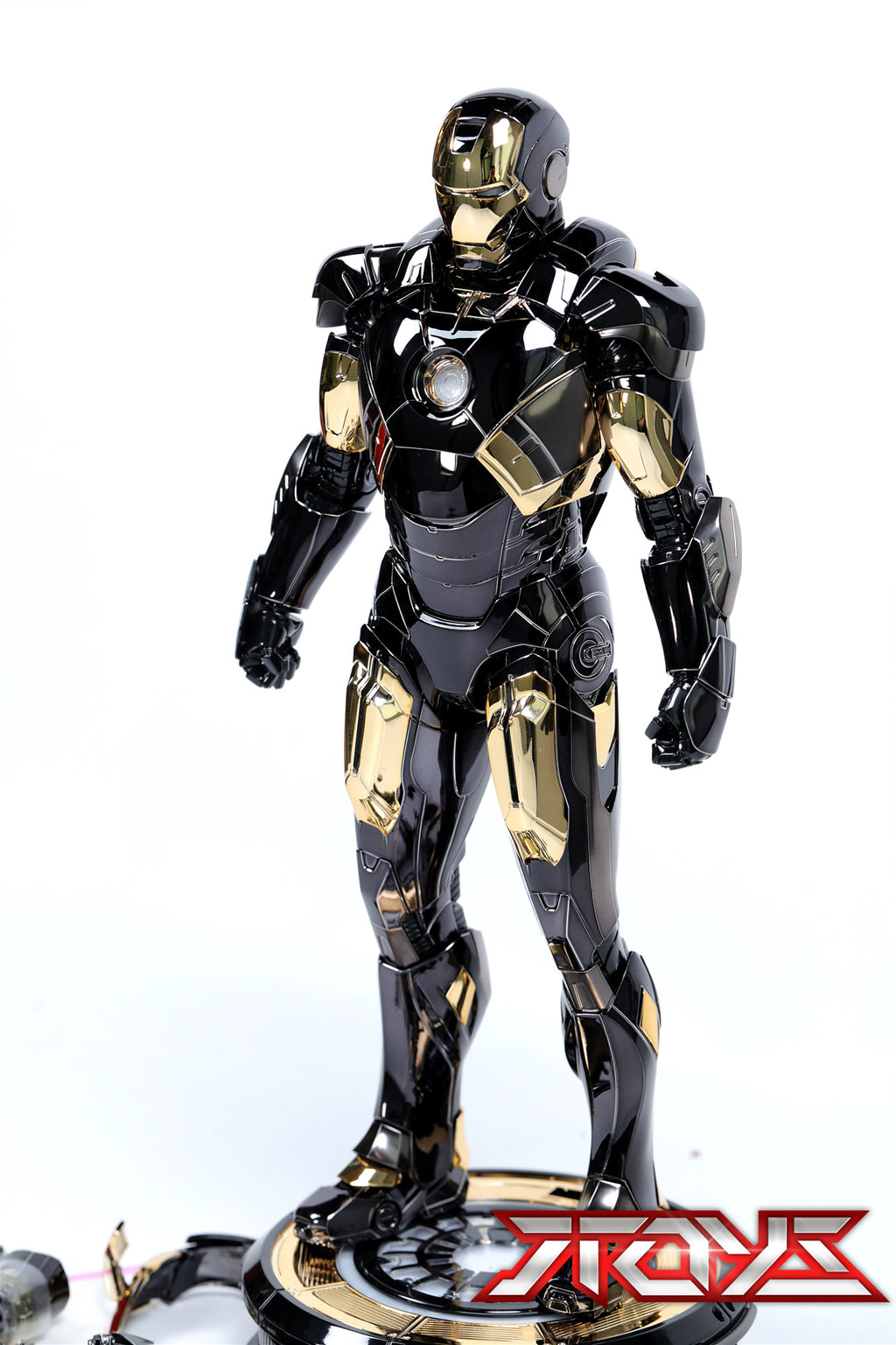 HT 1/6 MMS741D61 Iron Man MK7 black gold electroplating venue limited action figure