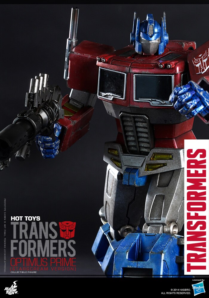 Hottoys HT TF001 1/6 Transformers G1 Optimus Prime VIP Starscream Fitted Version Action Figure