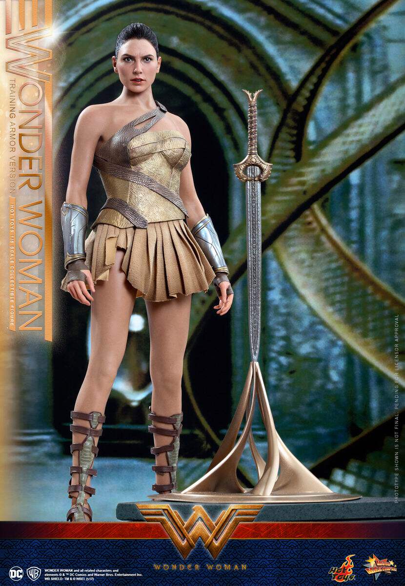 HOTTOYS HT 1/6 MMS424 Wonder Woman 2.0 Training Armor Version Gadot Action Figure