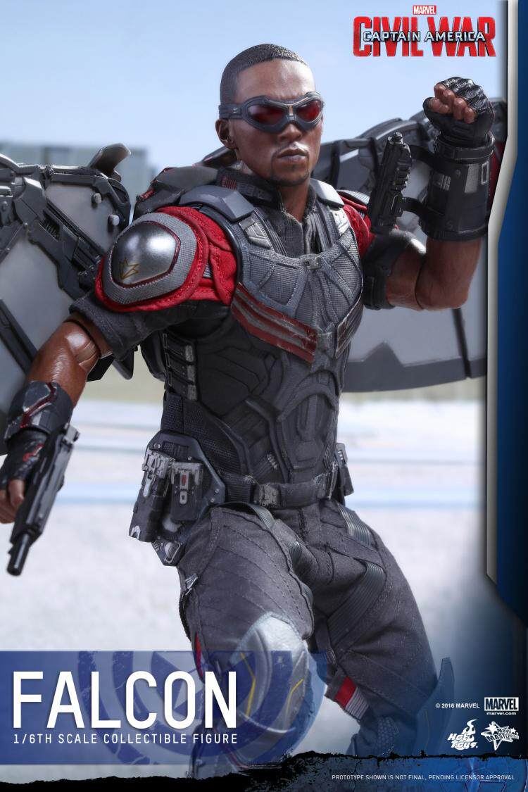 HotToys HT 1/6 Civil War Captain America 3 Falcon Winter Soldier 2.0 FalconMMS361 action figures