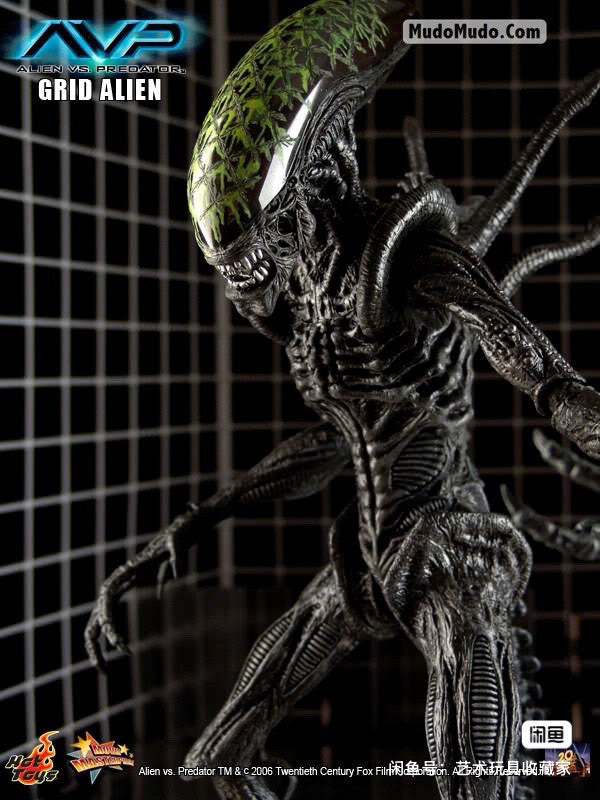 MMS028 1/6 Alien vs. Predator 1 Green Grid Alien Limited Edition Action Figure