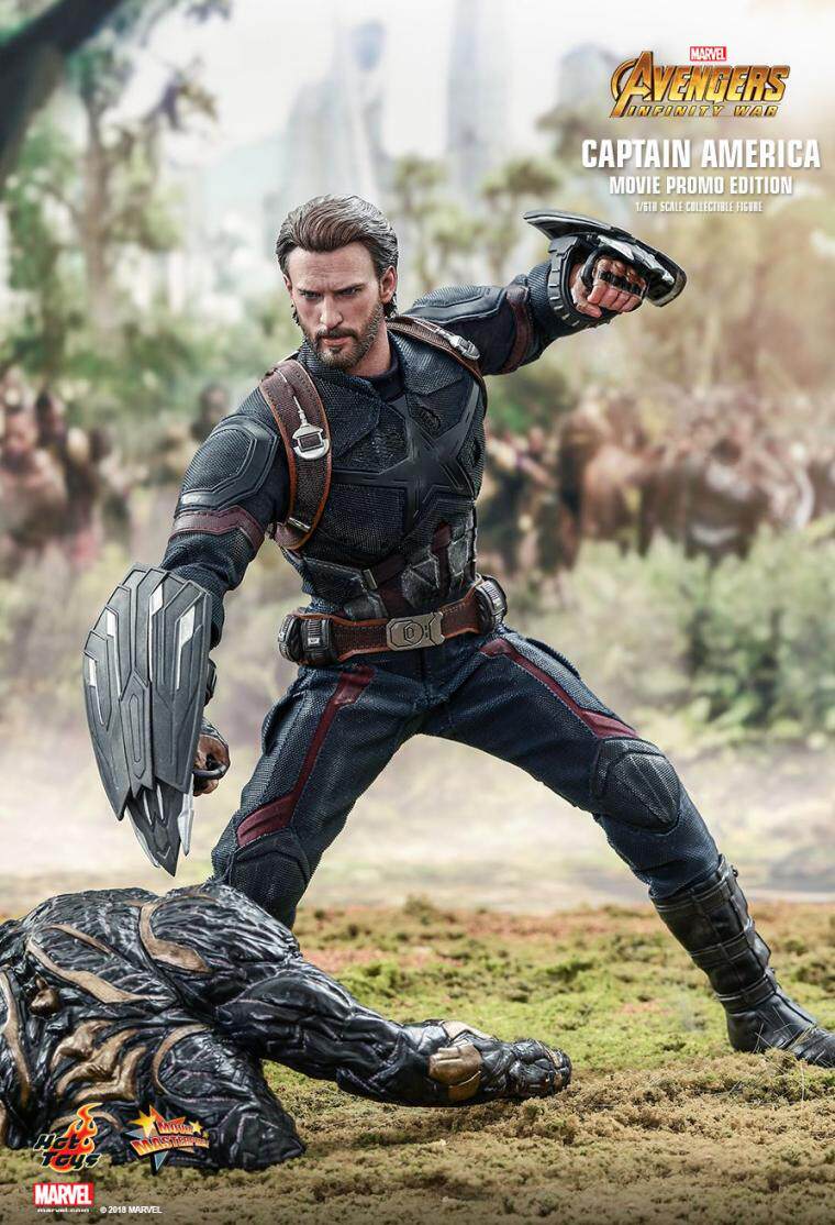 hotToys 1/6 MMS480 Avengers 3 Infinity War Captain America 6.0 America action figures