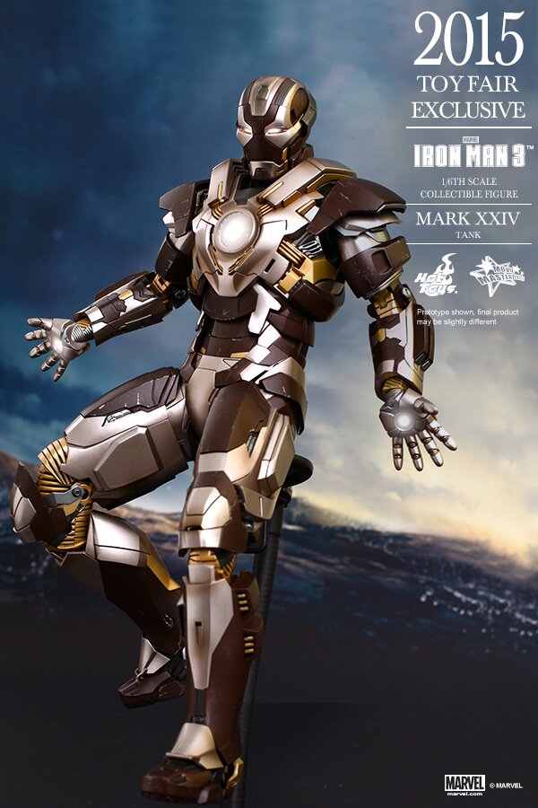 HOTTOYS HT MMS303 1/6 Iron Man MK24 2015 Venue Limited Tank Action Figure