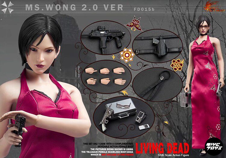 HOT HEART 1/6 Scale Zombie Slayer Female Spy: Ms. Wong 2.0