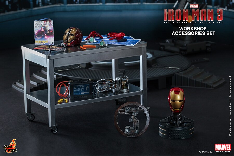Hottoys 1/6 ACS002 Iron Man 3 Tuning Accessory Expansion Pack(no figures)